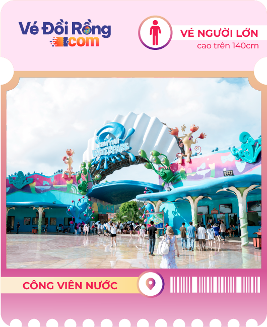 Vé công viên nước thuỷ tinh