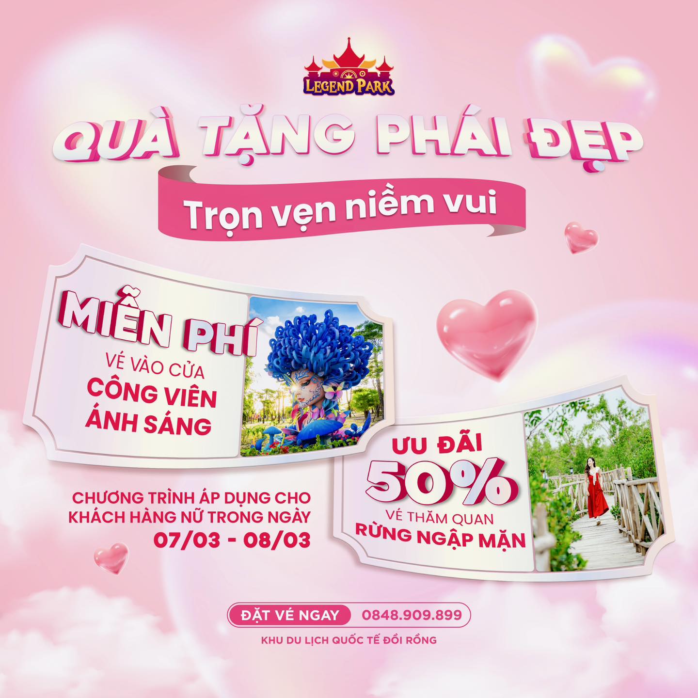 Ưu đãi phụ nữ ngày 8 tháng 3